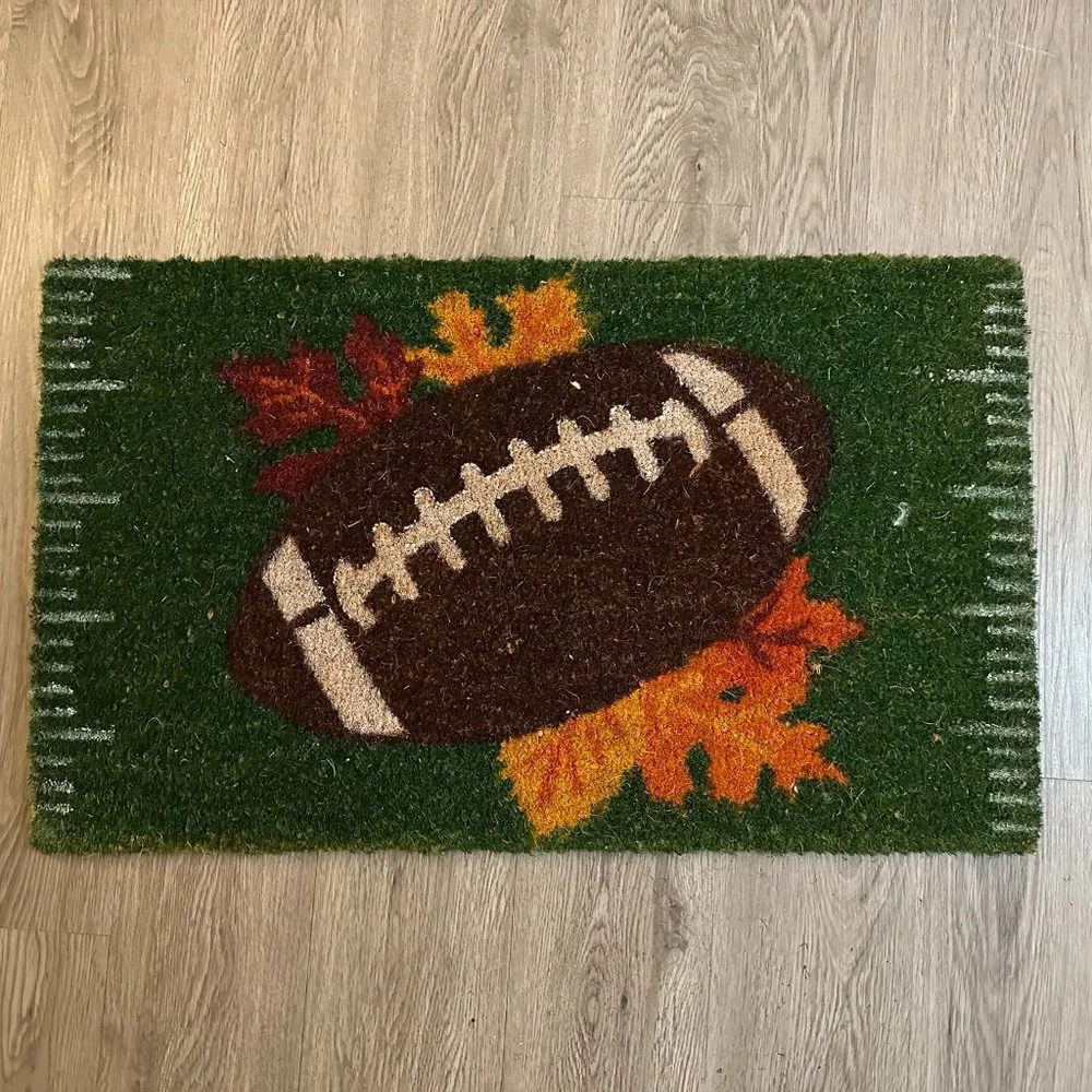 Fall 2018 Coir Football Rug - Robert Stanley Signature Collection - Hobby Lobby